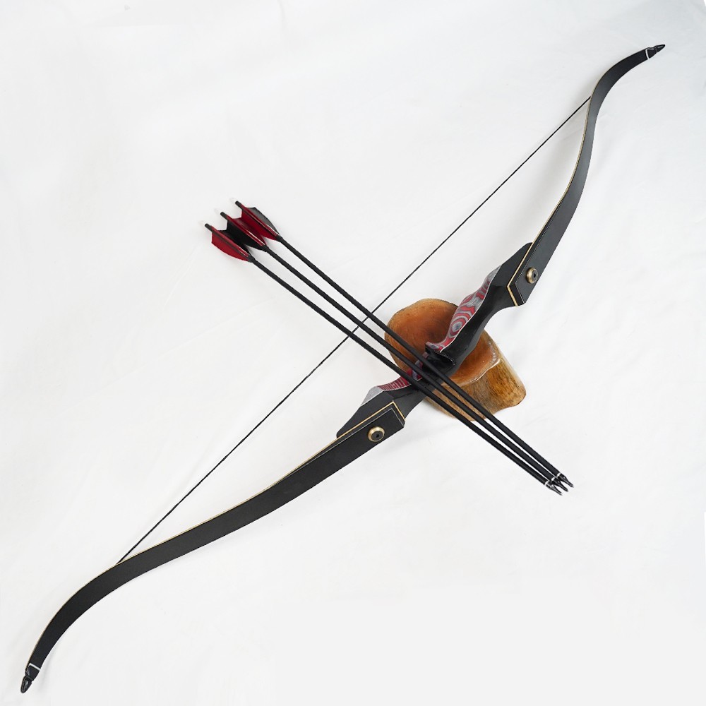 PMZ 60″ Takedown Recurve Bow 20-60lbs Traditional Archery Hunting Bow RH