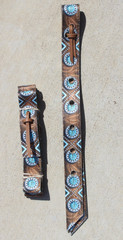 My Heart Horse madeUSA Nylon Western Saddle Cinch Latigo & Billet SET Horse Tack
