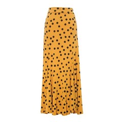 FF-2501 Spain High-Waist Skirt, Mustard (Mail ok for 1)