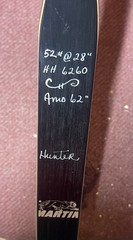 Martin Archery Hunter Traditional Recurve Bow – HH 6260
