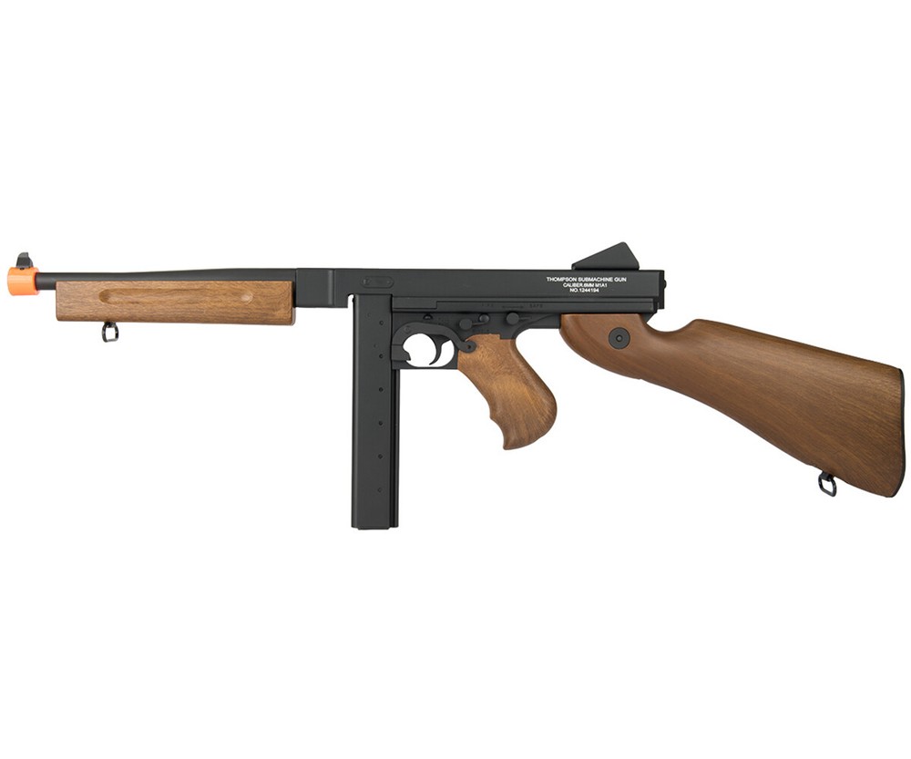 CYBERGUN Thompson Full Metal M1A1 WW2 AEG Airsoft Rifle by King Arms 43900