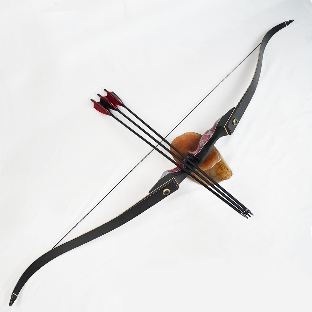 PMZ 60″ Takedown Recurve Bow Traditional Hunting Bow Archery 60lbs