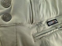 Kerrits Affinity Ice Fil Full Seat Breech XS Sand Light Green Silicone Grip Hors