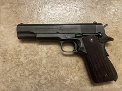 Inokatsu M1911A1 Full Steel CO2 GBB Airsoft U.S. Army Battle Wound Version