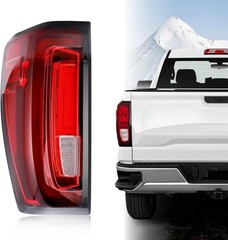 Tail Light Assembly Compatible with 2019-2024 GMC Sierra 1500 Left Driver Side