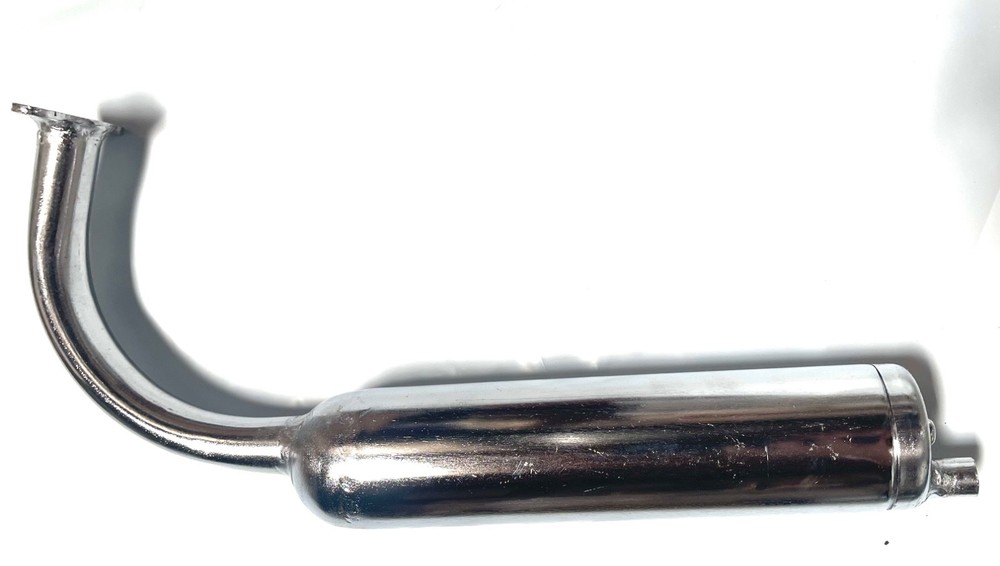 MUFFLER CHAMBER PIPE for 2-stroke 80cc 100cc gas engine motor bike