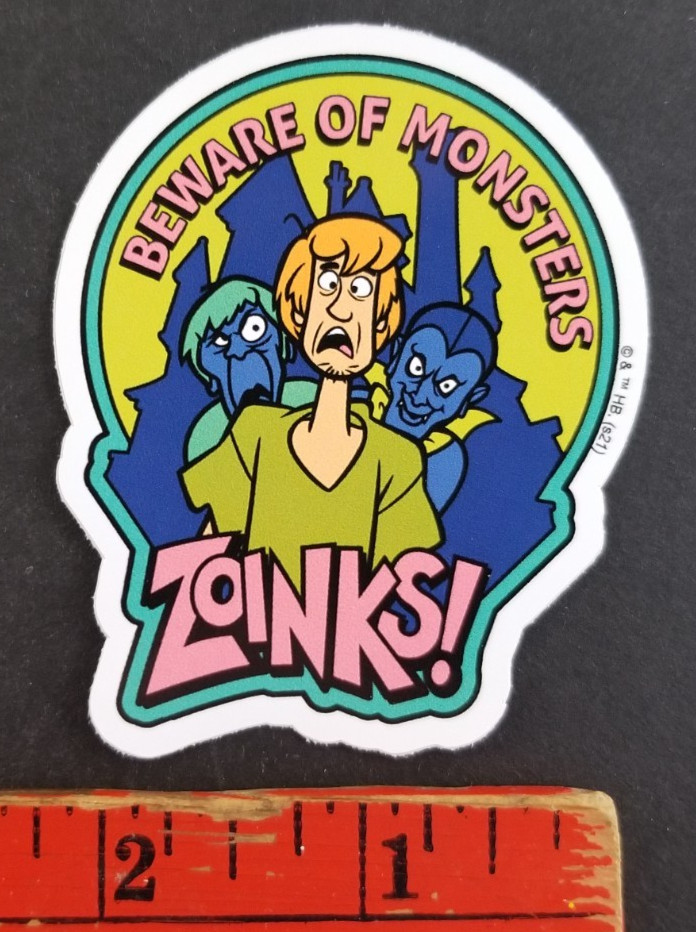 Scooby Doo Cartoon Skateboard Sticker