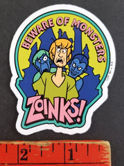 Scooby Doo Cartoon Skateboard Sticker
