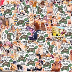 48 Pack Sexy Anime Girls Waifu Vinyl Women Stickers Hentai Ahegao Decals Lot