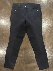 ARIAT Women’s Equestrian Horse Riding Breeches, Black, Size 22R, Cotton Blend.