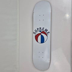 SUPREME League Skateboard Deck SS23 Collection World Famous S.U.P.R.E.M.E. White