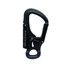 32KN Aluminum Snap Hook Carabiner, Lightweight High Strength Rappelling Gear 4PC