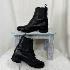Ariat Heritage IV Paddock Boots Womens 6.5B Black Leather Front Zip Equestrian