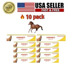 10 Pack In Box Paste Horse Dewormer Apple Flavor wormer EXP 1/2028