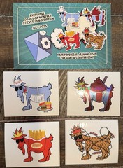 GOAT USA Stickers – Monthly Subscription 4 Pack – July 2025