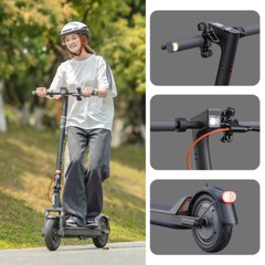 Electric Scooter for Adults, 10″ Tires, Max 28 Miles Ranges,Top Speed 20 mph