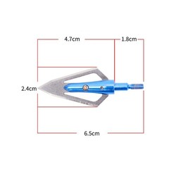 Hunting Arrowheads 100 Grain Broadheads Arrow Heads Tips for Shooting Outdoor