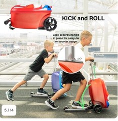 Kiddietotes Race Car Pack N’ Go Scooter