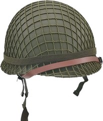 WWII US Army Helmet Replica, WW2 Helmet, M1 Medium, green