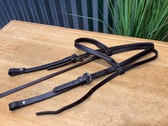WEAVER LEATHER Browband Western Headstall ~ BUTTER SOFT Leather ~ Brown ~ Large