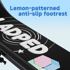 Ladped 250W Electric Scooter for Kids, Up to 9 MPH, 10 Miles E-Scooter Black