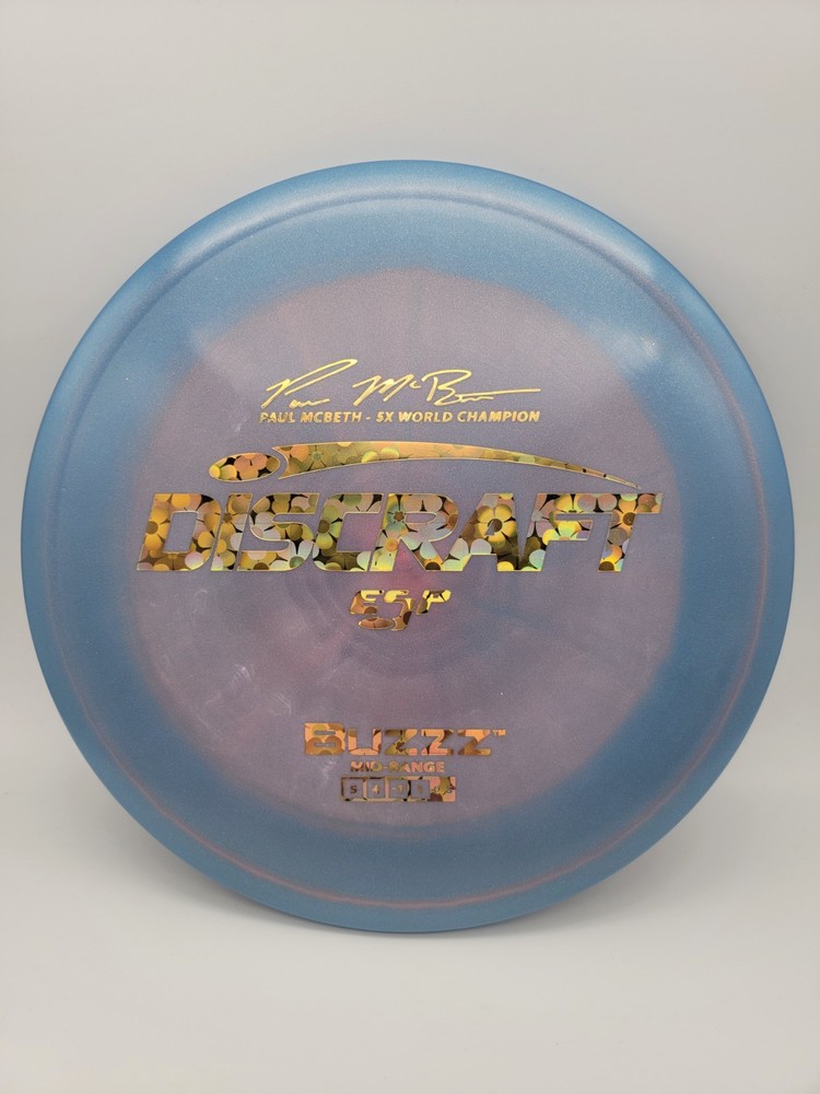 Discraft Paul McBeth 5x Esp Buzzz 175-176 Glitter Bomb + Gold Flowers