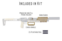 Air Venturi Alpha Upgrade Kit – Handguard, Carry Handle, Magazine Holder