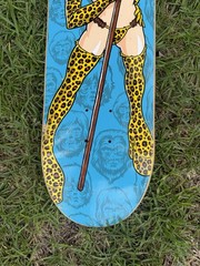 Vintage Original Hookups Amazon Girl Skateboard Deck