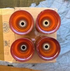 Power Paw 50/50 dual durometer Skateboard Wheels NOS 70’s Extremely Rare large