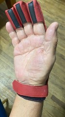 TRADITIONAL ARCHERY SHOOTING LEATHER GLOVE TOP QUALITY GLOVE 100% REAL LEATHER