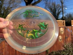 2013 Champion Teebird Disc Golf Innova Brinster Jolly Launcher ICE Rare #1713