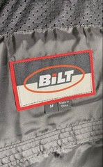 BILT Men’s Evolution Motorcycle Jacket Black Textile Water Resistant Armor NWT M