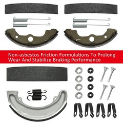 Brake Shoes Kit Front & Rear for Honda Fourtrax 300 4×4 1988-2000 TRX300 TRX3…