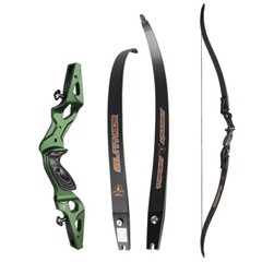 17″ 19″ 21″ ILF Archery Aluminum Recurve Bow Riser RH Takedown Hunting TOPOINT