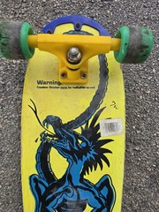 Vintage Nash Executioner Blue Dragon Complete Skateboard