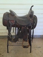 J & S 16.5″ Used Cutting Saddle
