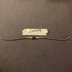 Vintage Locksley 20 lb Fiberglass Youth Recurve Bow ~60″ 1950s-60s