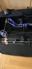 Diamond Edge 320 Purple Haze Compound Bow Bag Release Arrow Quiver LEFT Hand NEW