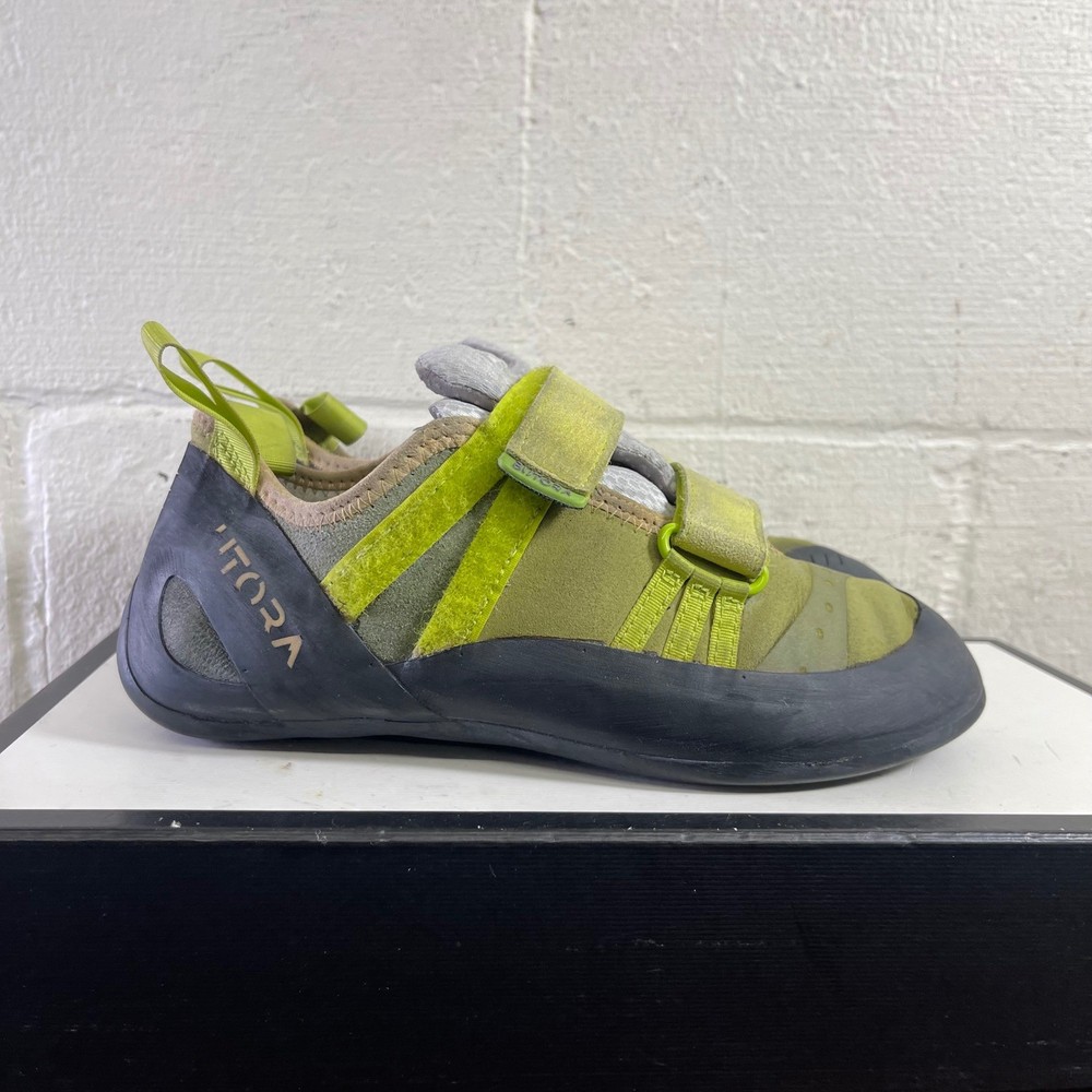Butora Endeavor Moss Climbing Shoes Lime Green Black Hook & Loop Men’s 10 US