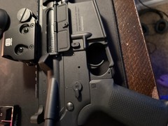 KRYTAC Alpha CRB AEG – UMBRELLA AMORY UPGRADES Airsoft Black W/ Accessories
