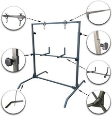 Olive Powder-Coated Archery Stand – Durable Design