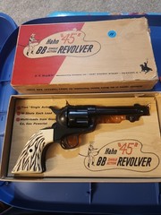 EARLY Hahn Model 45 Single-Action BB Revolver CO2 Air Pistol in Original Box #1