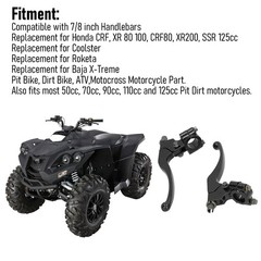 RASTKY Pair Of Clutch Levers Aluminum Alloy CNC Processed Compatible With 7 UNHM