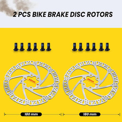 Zoom H875E Ebike Hydraulic Disc Brake Set with 2-PIN Sensor & Rotors