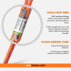 8mm (5/16″) Prusik Loop Pre-Sewn 18 inches