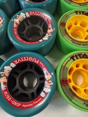 Sure Grip Fugitive Titan Roll Out speed Roller Skating Wheels 59 + 62mm lot