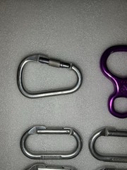 Lot 13 Vintage Chouinard Carabiners 2100 Kg 2000KG Lowe Tuber , Black Diamond