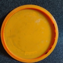 Discraft Elite Z MRV 176g Walled Lake Patent No. Vintage Mid Range Orange