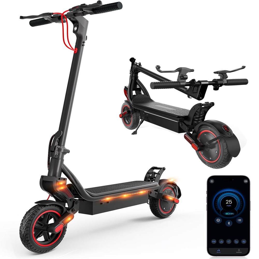 Electric Scooter 9.3″ Dual Off-road Tires 750W 14Ah Folding Commuting E-Scooter
