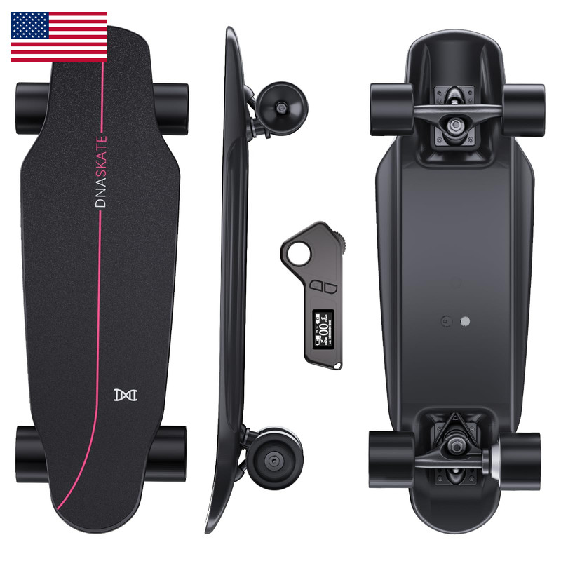 Dnaskate M8 Electric Skateboard Remote 15Mph Top Speed9Miles Range400 Hub-Motor